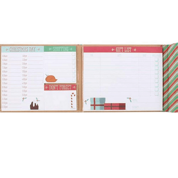 Christmas Planner With Tear Off Pads