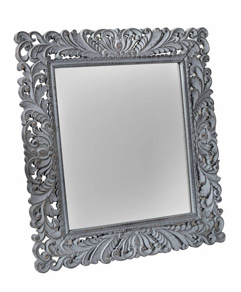 Ornate Grey Mirror