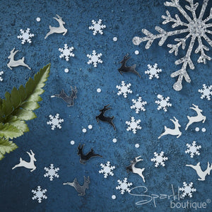 Stag and Snowflake Table Confetti