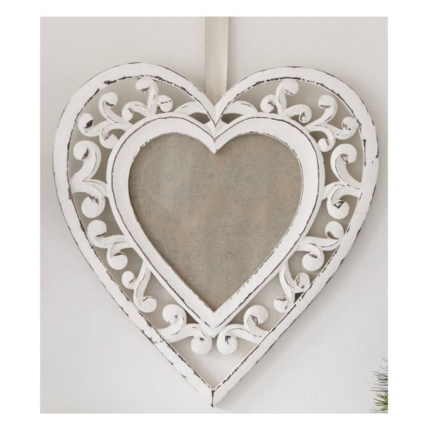 Wooden Heart Photo Frame