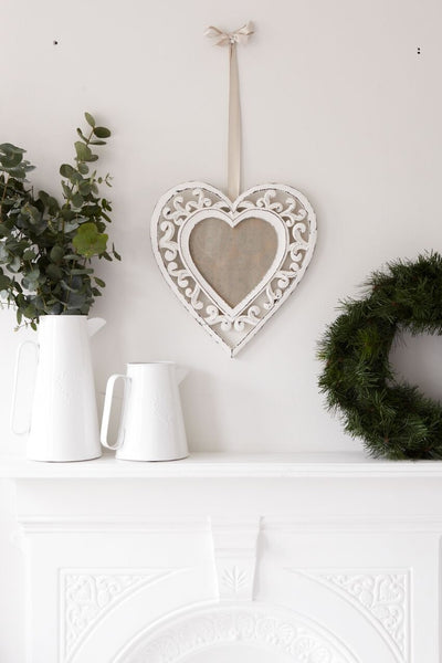 Wooden Heart Photo Frame