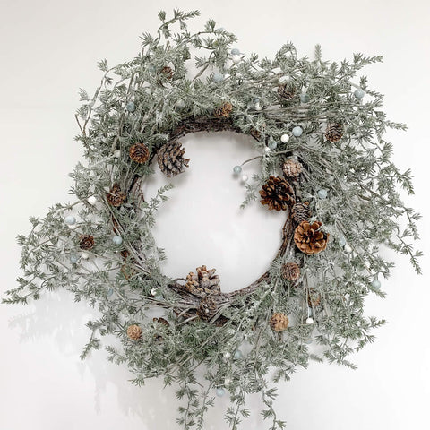 Frosted Woodland Wreath