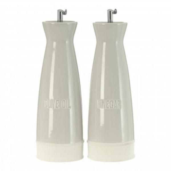 Set of Oil & Vinegar Dispensers - Grey