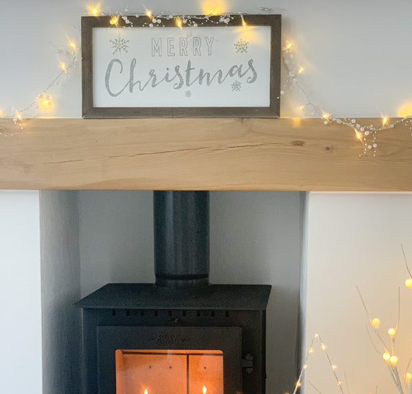 'Merry Christmas' Framed Sign