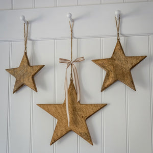 Natural Hanging Stars S/3