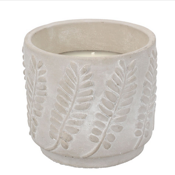 Small Leaf Pattern Citronella Candle