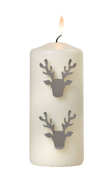 Set of 3 Reindeer Candle Pins