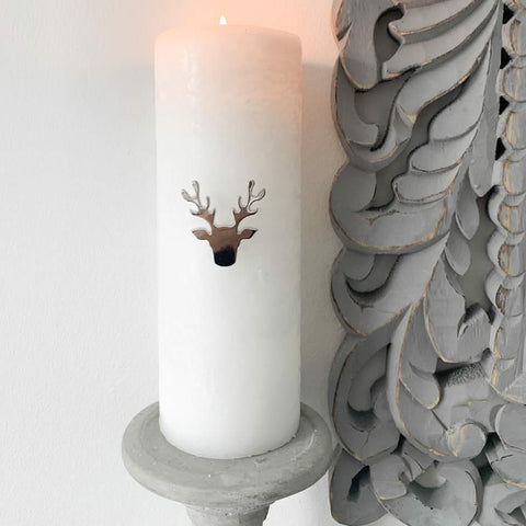 Set of 3 Reindeer Candle Pins